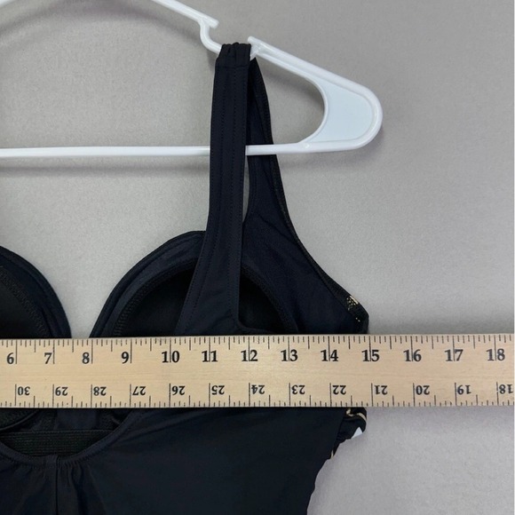 Miraclesuit‎ One Piece Swimsuit Womens 12 Black Sweetheart Neckline Shapewear - Picture 10 of 12